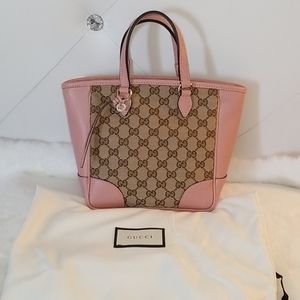 NWT GUCCI Sm Light Pink Bree Tote